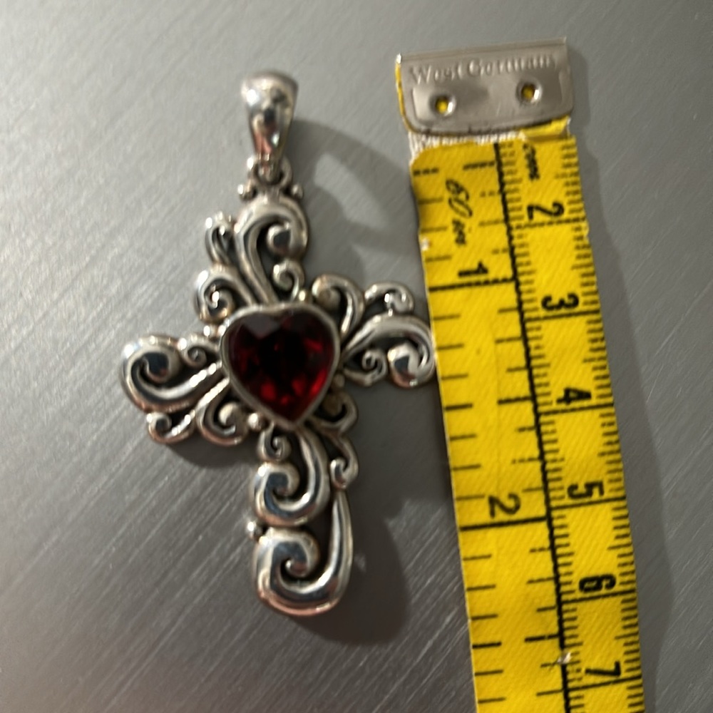 Vintage Barse 925 unique cross - Picture 5 of 6